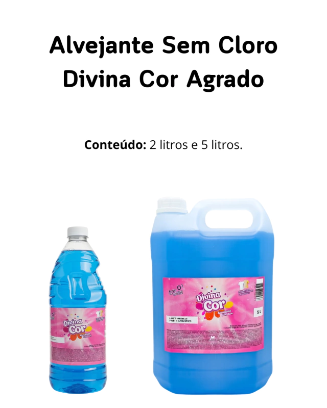 Divina Cor Alvejante sem Cloro